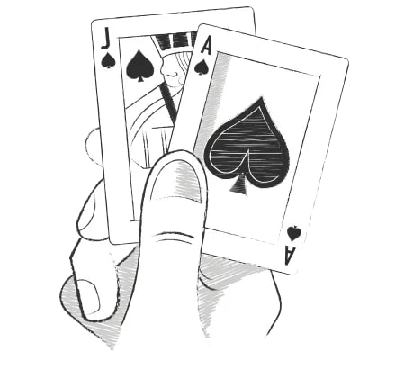 cum să joci blackjack - AJ